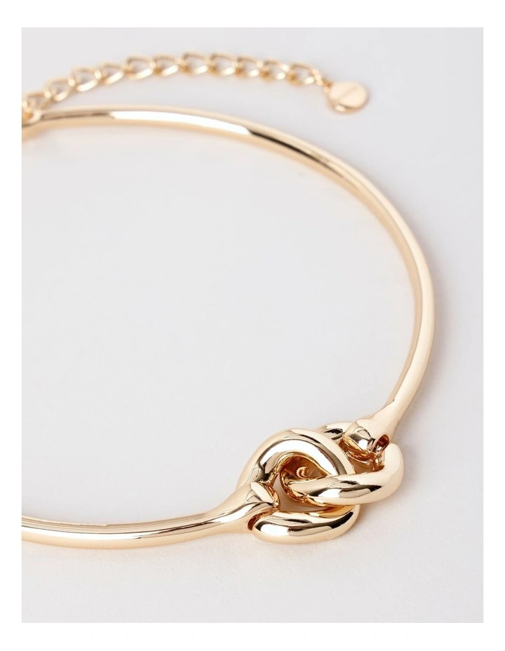 Knot Choker in Gold image 3