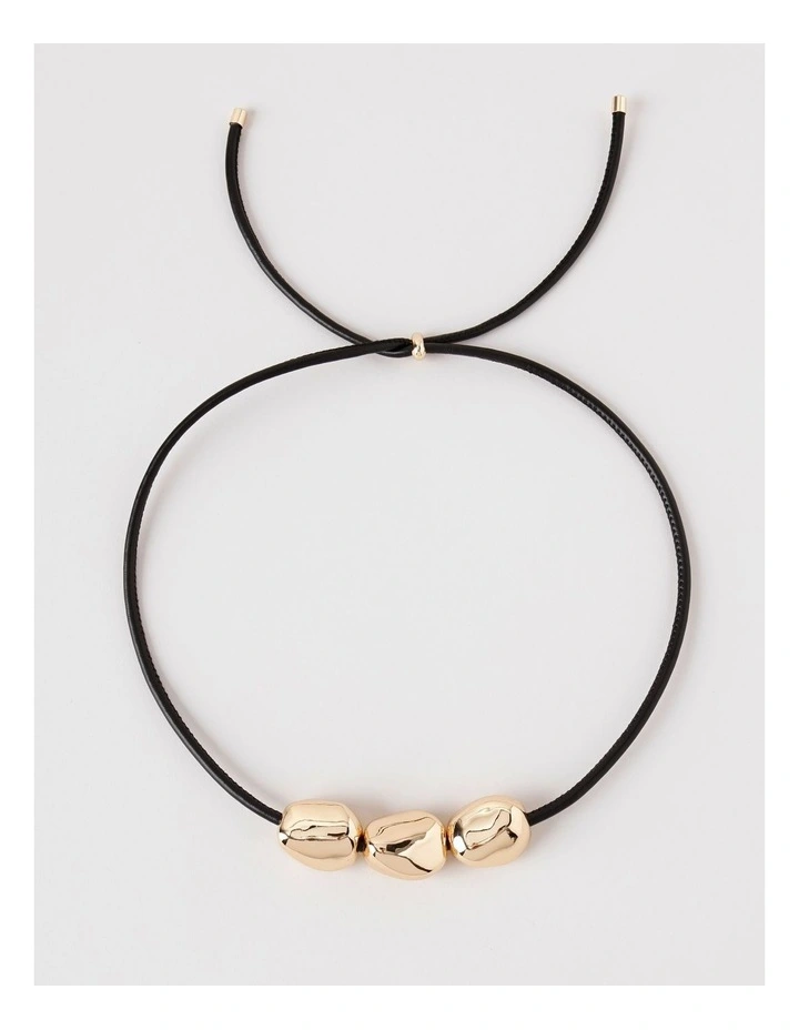 Nugget Necklace in Gold image 5