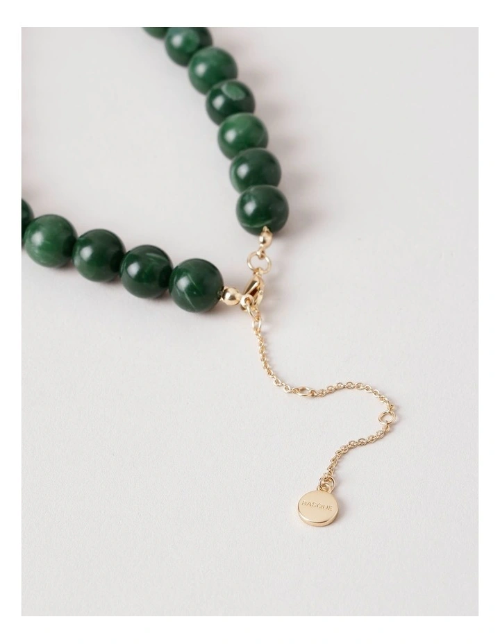 Semi Precious Necklace in Green image 2
