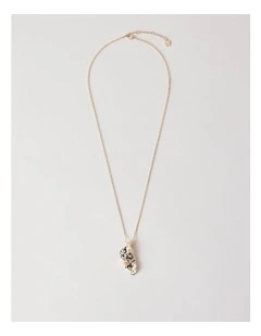 Gold Nugget Pendant in Gold