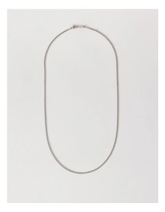 Fine Chain Necklace in Silver