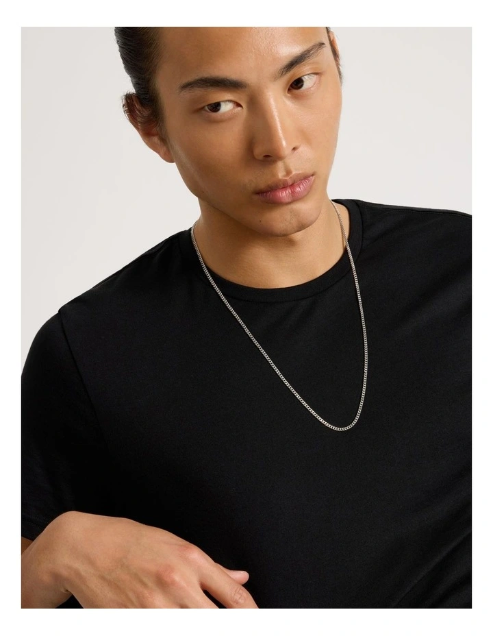 Fine Chain Necklace in Silver image 2