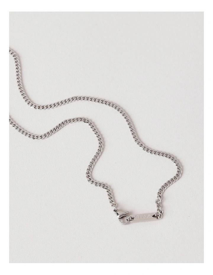 Fine Chain Necklace in Silver image 3