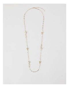 Heart Charm Necklace in Gold