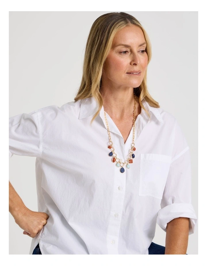 Charm Necklace in Multi image 2