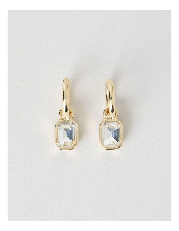 Diamante Drop Sleeper in Gold image 1