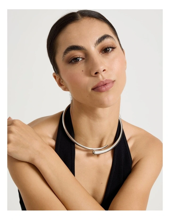Torque Choker in Silver image 5