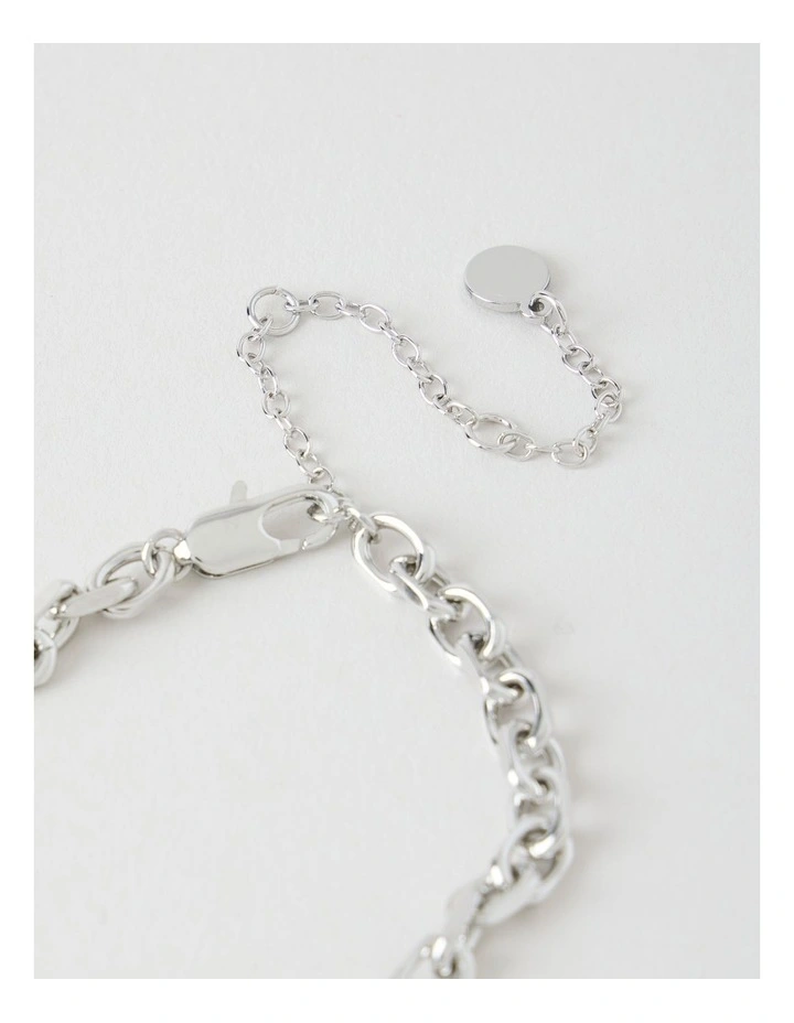 Chain Necklace in Silver image 5