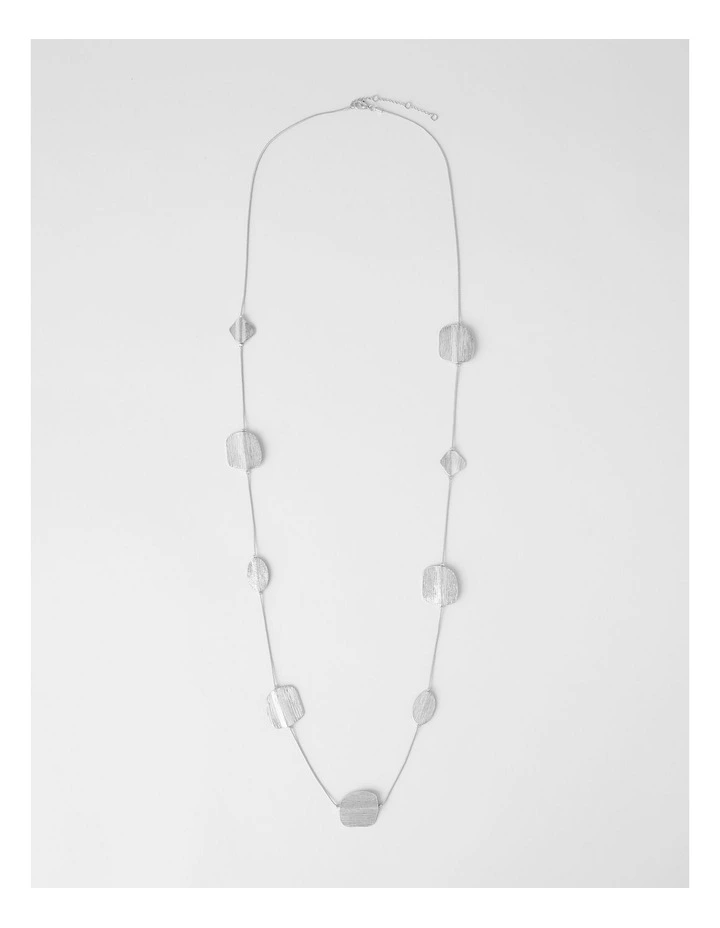Coin Station Necklace in Silver image 1