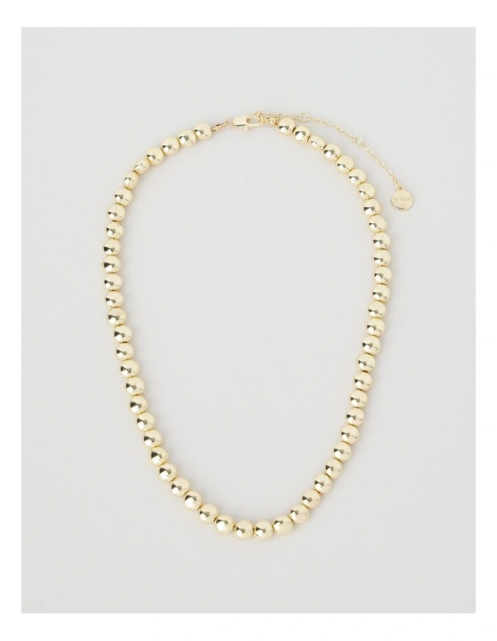 Nugget Necklace in Gold image 1