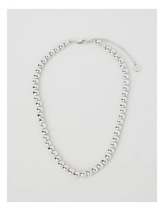 Nugget Necklace in Silver