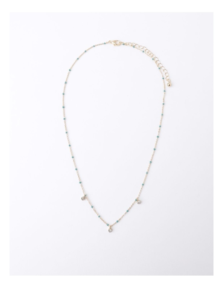 Gold Necklace With Green Stone | Shop 