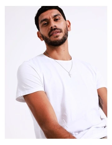 Cross Necklace in Silver