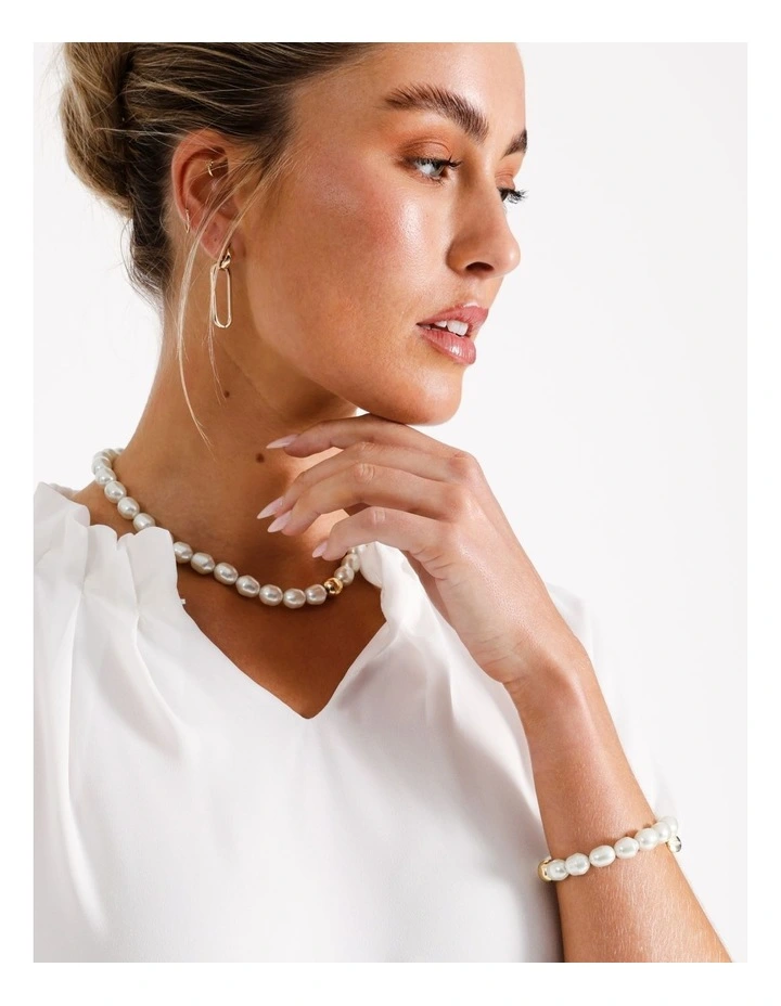 Pearl Bracelet in Pearl image 4