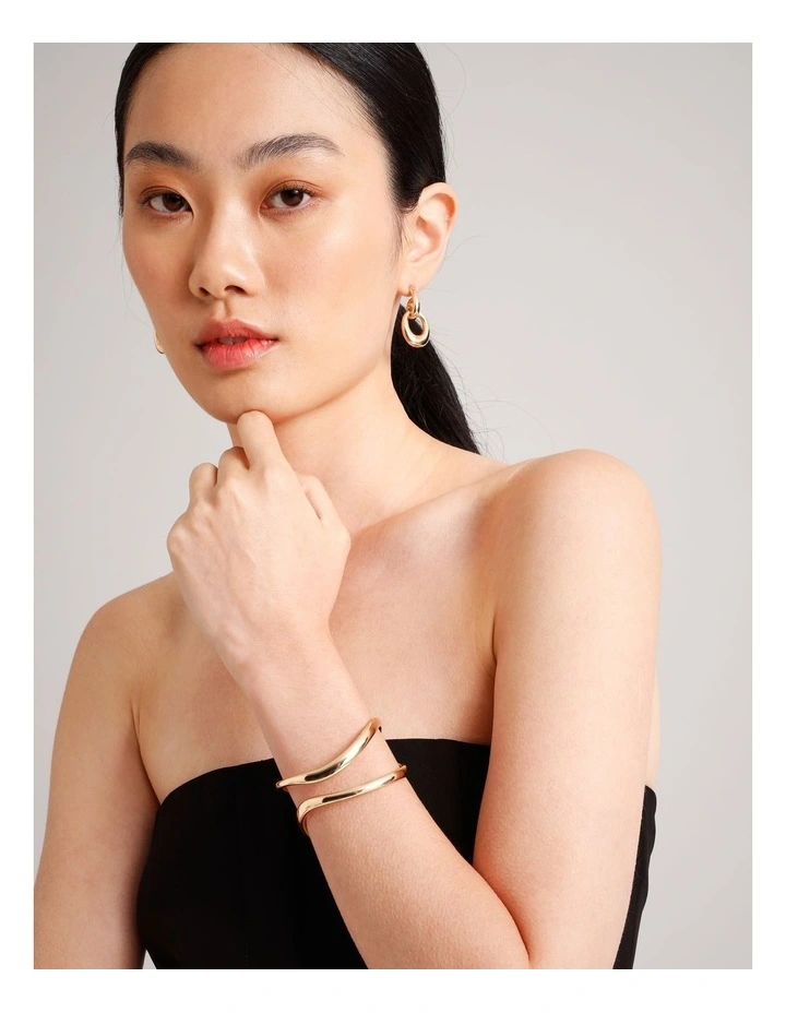 Cut Out Cuff in Gold image 1
