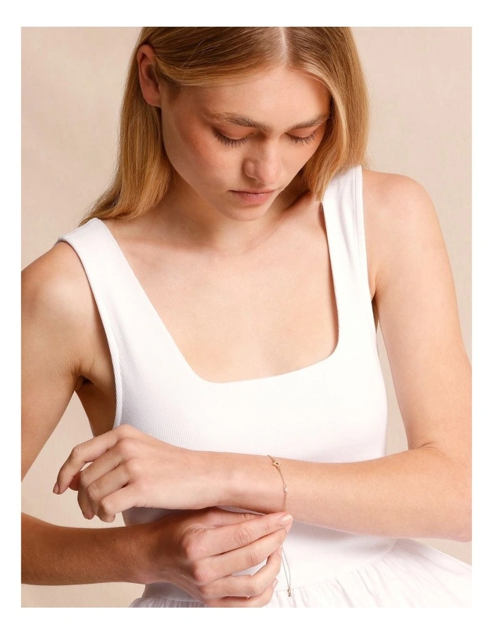 Adjustable Icon Bracelet in Gold image 2