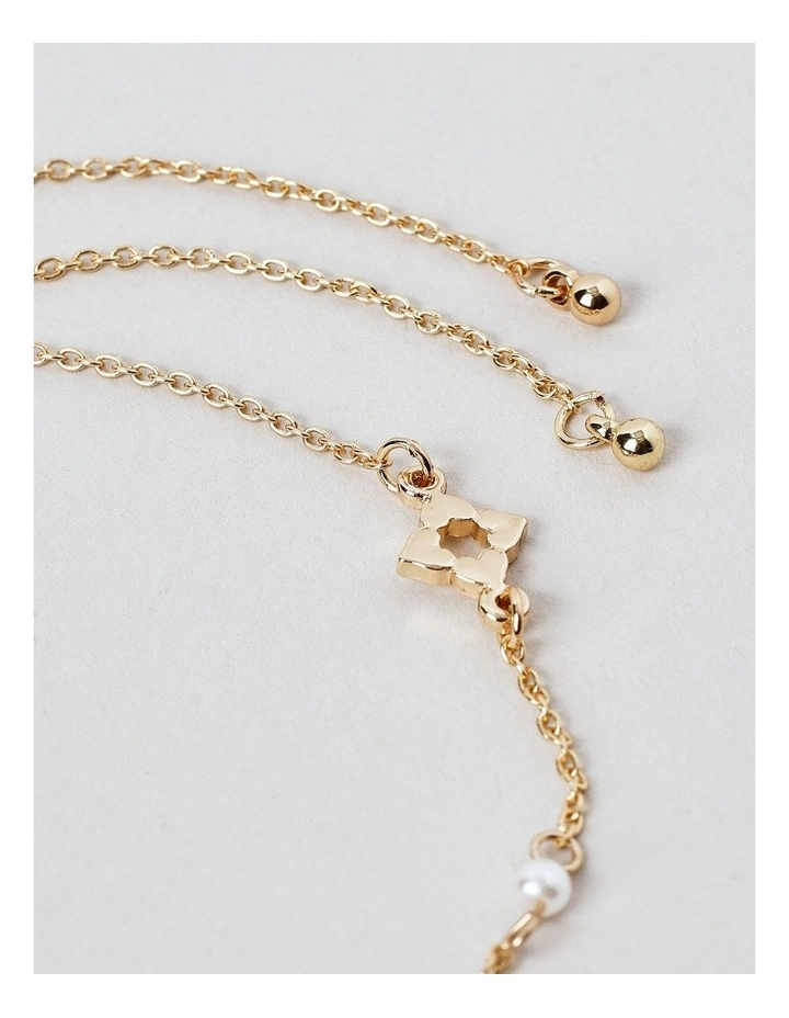Adjustable Icon Bracelet in Gold image 3