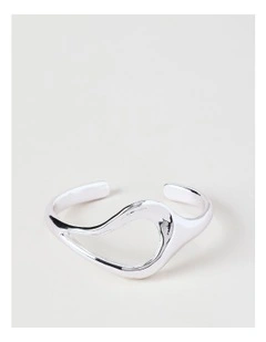 Cut Off Cuff in Silver