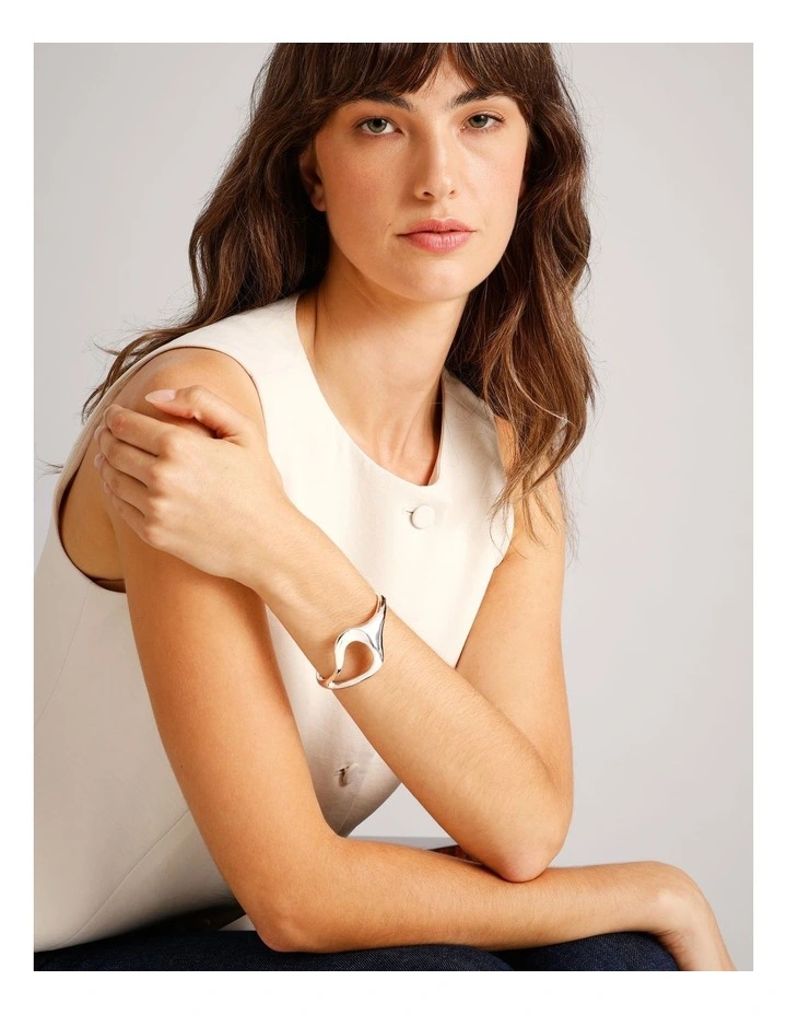 Cut Off Cuff in Silver image 4