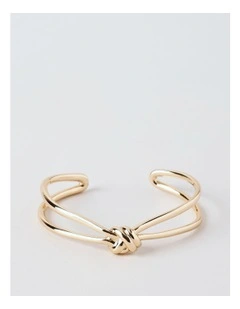 Knot Cuff in Gold
