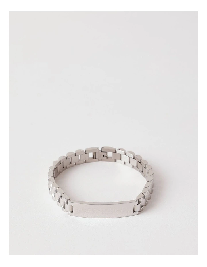 ID Bracelet in Silver image 1