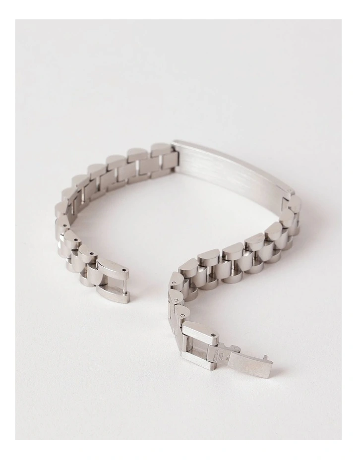 ID Bracelet in Silver image 2