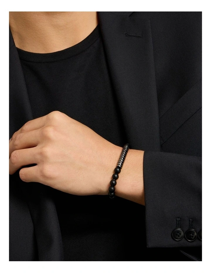 Semi Precious Bracelet in Black image 2