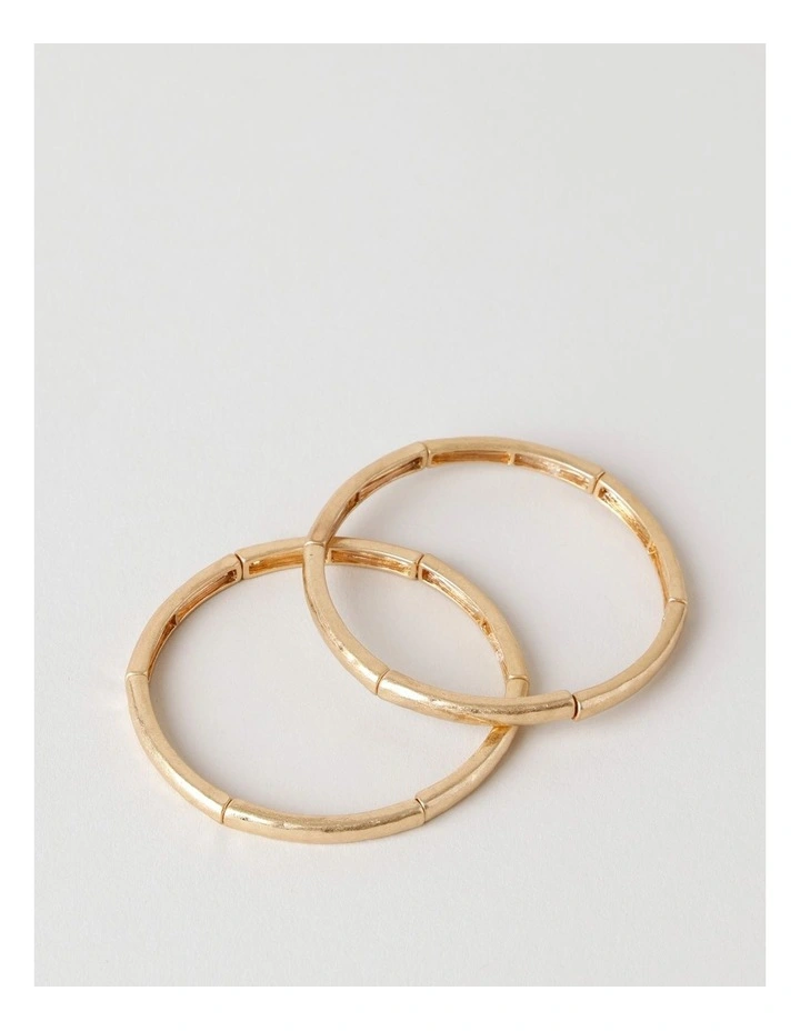 Stretch Bracelet in Gold image 5
