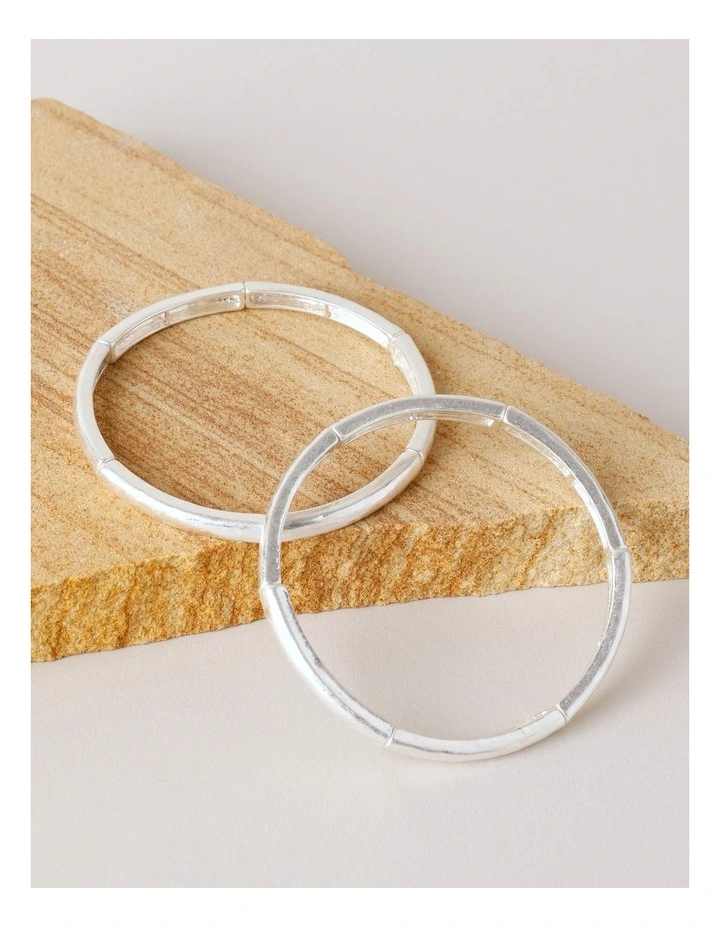 Stretch Bracelet in Silver image 1