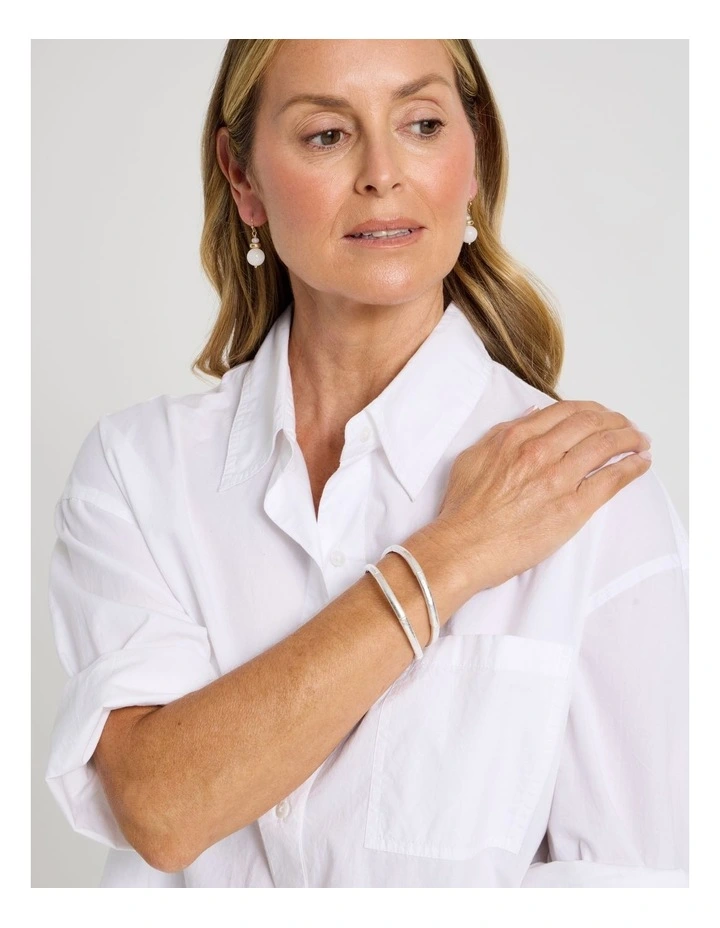 Stretch Bracelet in Silver image 2