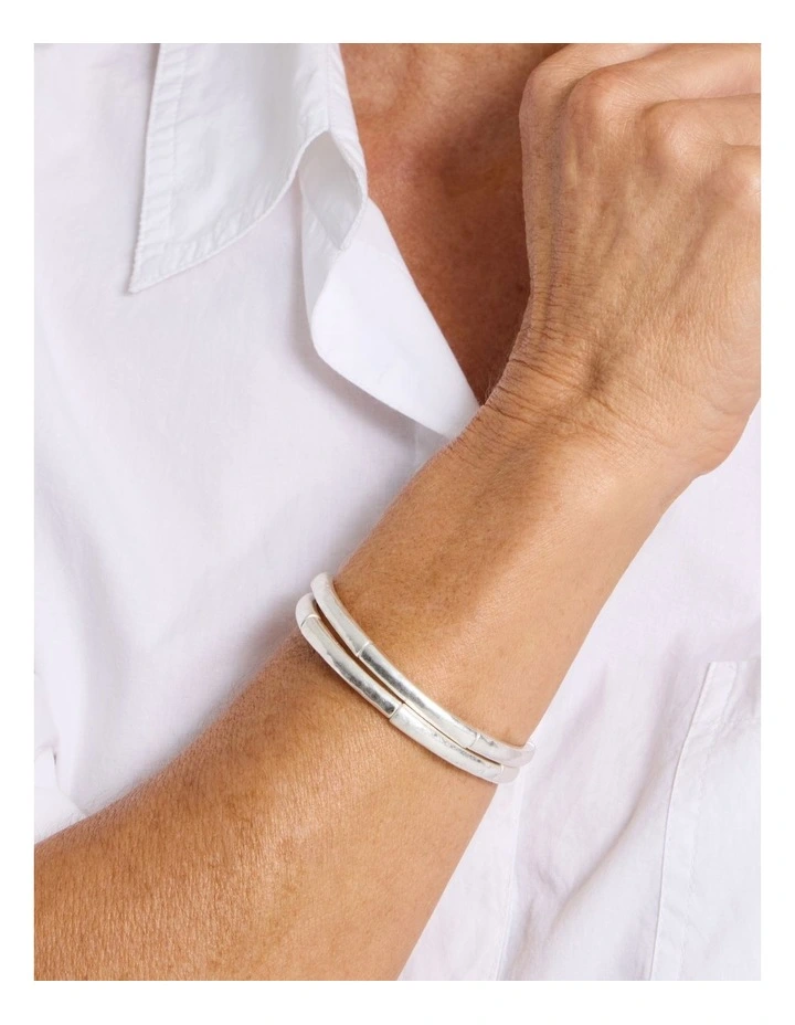 Stretch Bracelet in Silver image 4