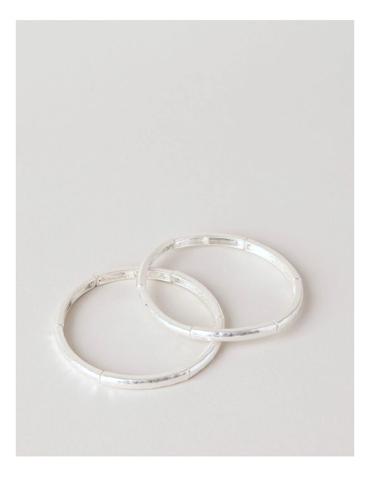 Stretch Bracelet in Silver image 5