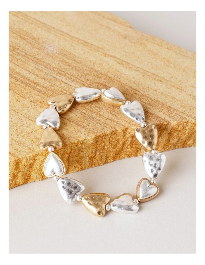 Multi Heart Bracelet in Multi image 1