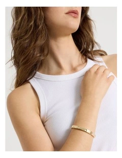 Hinged Bangle in Gold