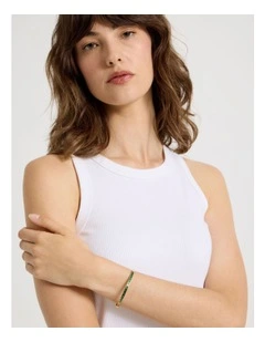 Diamante Bangle in Gold