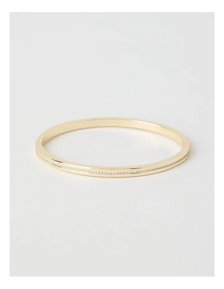 Fine Diamante Bangle in Gold image 1