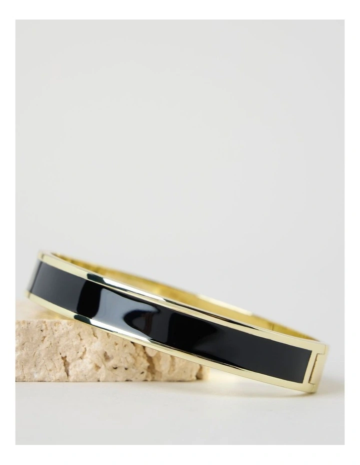 Bangle in Gold and Black image 3