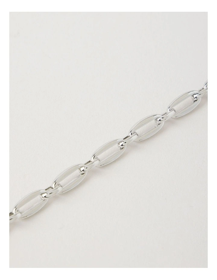 Silver Oval Chain Link Bracelet image 6