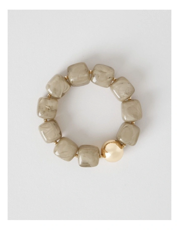 Cube Stretch Bracelet in Covert Green image 1