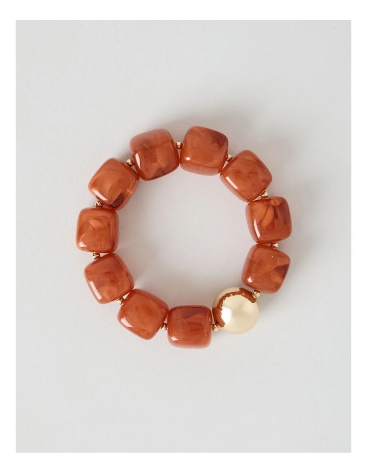 Cube Stretch Bracelet in Arabian Spice image 3