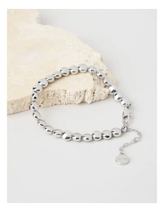 Nugget Bracelet in Silver