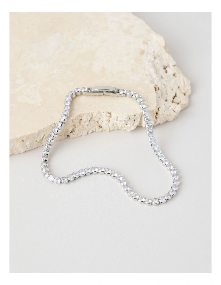 Tennis Bracelet in Silver image 2