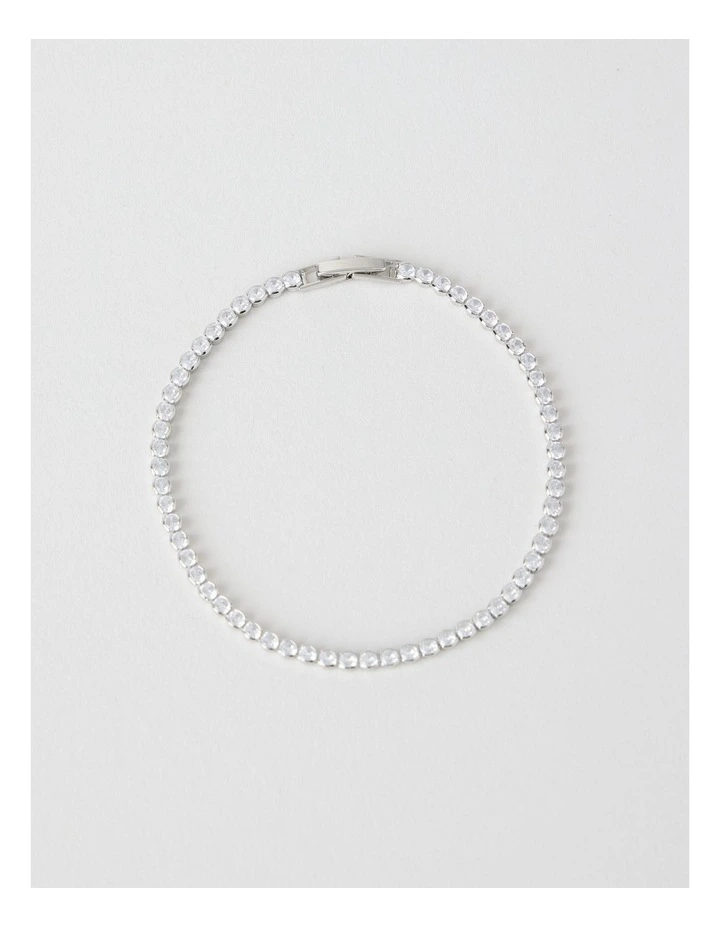 Tennis Bracelet in Silver image 3