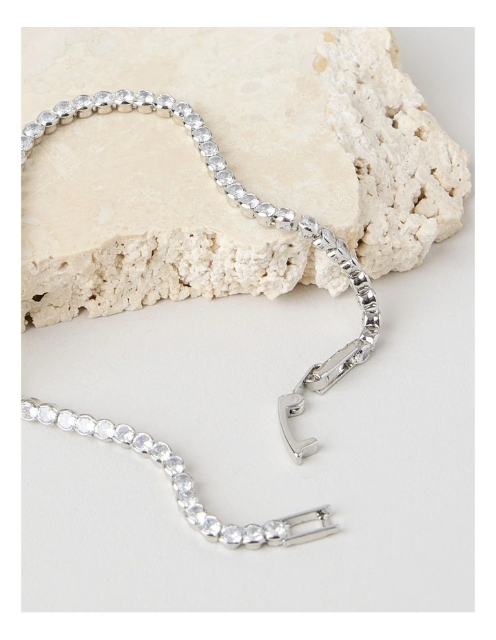 Tennis Bracelet in Silver image 4