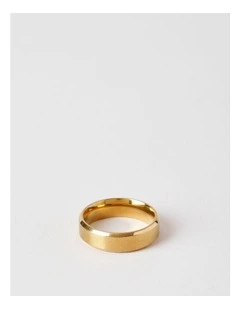Brushed Ring in Gold
