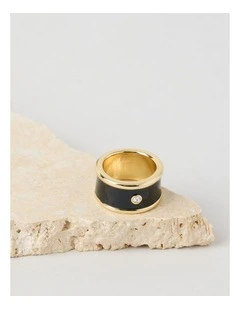 Ring in Gold and Black
