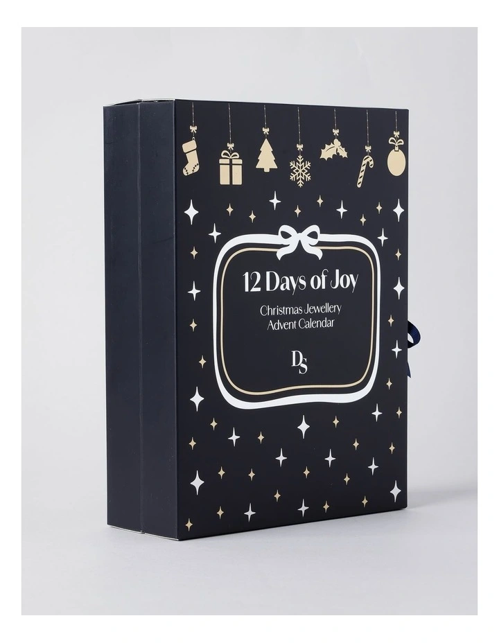 Novelty Advent Calender Boxed Jewellery in Navy image 4
