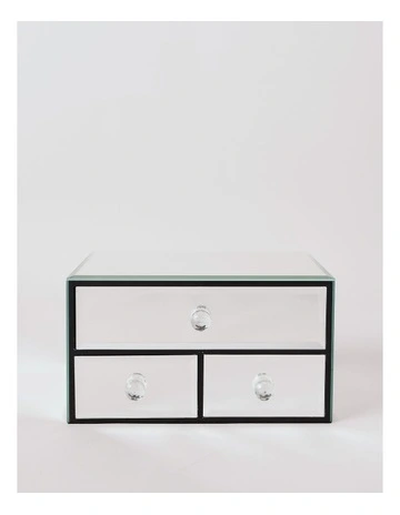 Mirror Jewellery Box in Clear