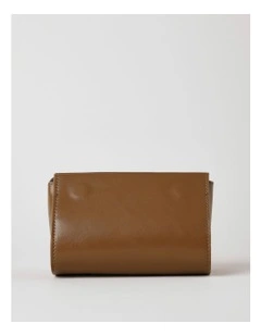 Soft Zip Feature Travel Jewellery Holder in Brown