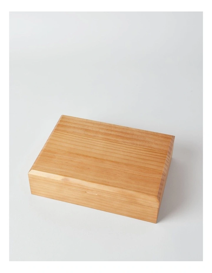 Design Studio Wooden Jewellery Box in Natural image 2